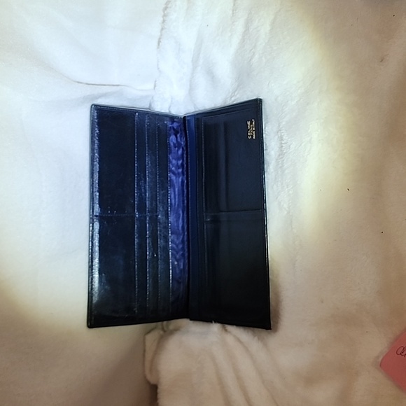 Authentic Celine Canvas and Leather Long Wallet/Checkbook Holder - Picture 4 of 10